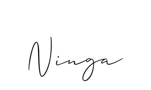 Also You can easily find your signature by using the search form. We will create Ninga name handwritten signature images for you free of cost using Allison_Script sign style. Ninga signature style 2 images and pictures png