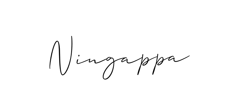 Also You can easily find your signature by using the search form. We will create Ningappa name handwritten signature images for you free of cost using Allison_Script sign style. Ningappa signature style 2 images and pictures png