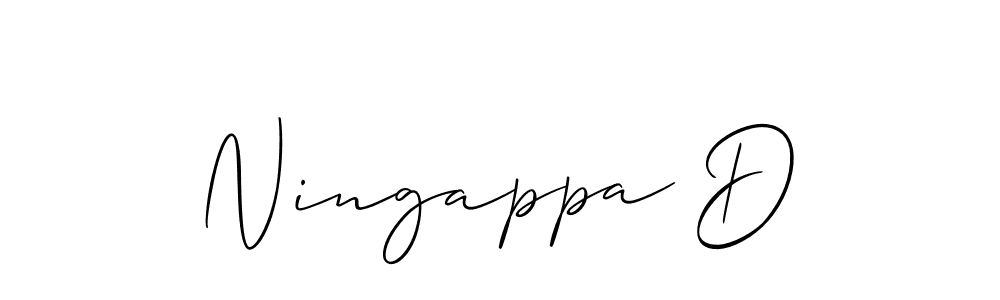 Make a beautiful signature design for name Ningappa D. Use this online signature maker to create a handwritten signature for free. Ningappa D signature style 2 images and pictures png