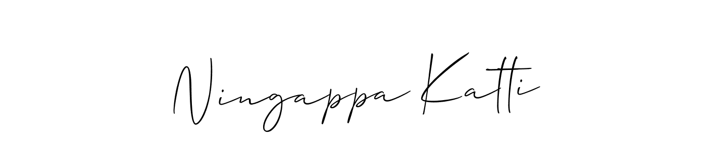 This is the best signature style for the Ningappa Katti name. Also you like these signature font (Allison_Script). Mix name signature. Ningappa Katti signature style 2 images and pictures png