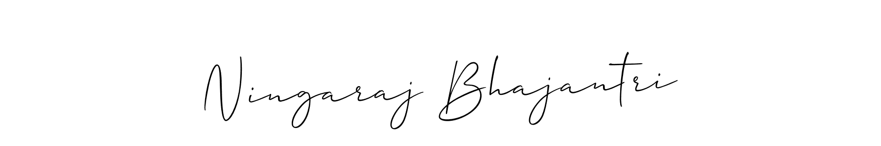 Make a beautiful signature design for name Ningaraj Bhajantri. Use this online signature maker to create a handwritten signature for free. Ningaraj Bhajantri signature style 2 images and pictures png