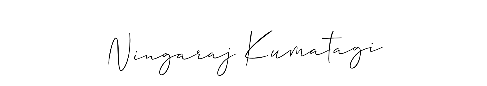 Ningaraj Kumatagi stylish signature style. Best Handwritten Sign (Allison_Script) for my name. Handwritten Signature Collection Ideas for my name Ningaraj Kumatagi. Ningaraj Kumatagi signature style 2 images and pictures png