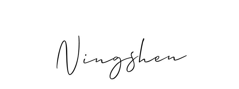 Ningshen stylish signature style. Best Handwritten Sign (Allison_Script) for my name. Handwritten Signature Collection Ideas for my name Ningshen. Ningshen signature style 2 images and pictures png