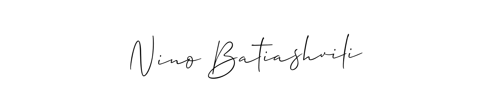 Make a beautiful signature design for name Nino Batiashvili. Use this online signature maker to create a handwritten signature for free. Nino Batiashvili signature style 2 images and pictures png