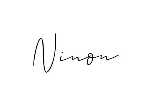 Similarly Allison_Script is the best handwritten signature design. Signature creator online .You can use it as an online autograph creator for name Ninon. Ninon signature style 2 images and pictures png