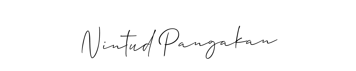 This is the best signature style for the Nintud Pangakan name. Also you like these signature font (Allison_Script). Mix name signature. Nintud Pangakan signature style 2 images and pictures png