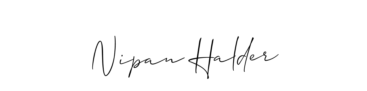 Check out images of Autograph of Nipan Halder name. Actor Nipan Halder Signature Style. Allison_Script is a professional sign style online. Nipan Halder signature style 2 images and pictures png
