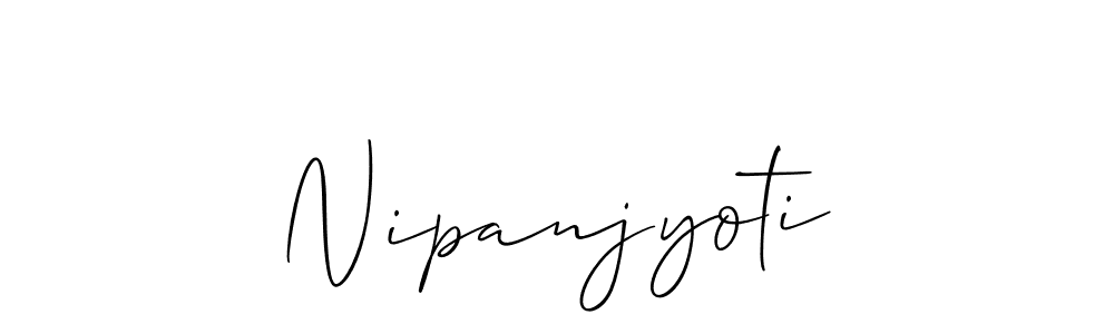 Nipanjyoti stylish signature style. Best Handwritten Sign (Allison_Script) for my name. Handwritten Signature Collection Ideas for my name Nipanjyoti. Nipanjyoti signature style 2 images and pictures png