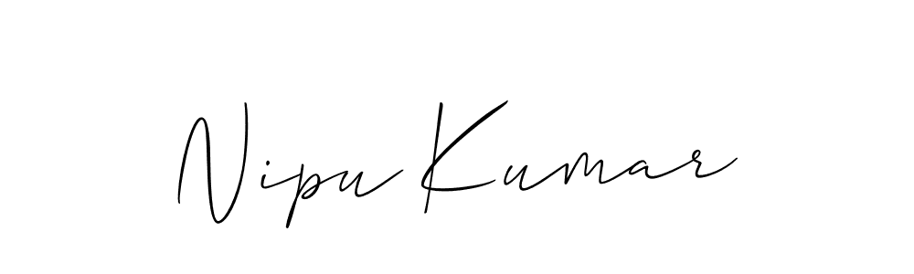 See photos of Nipu Kumar official signature by Spectra . Check more albums & portfolios. Read reviews & check more about Allison_Script font. Nipu Kumar signature style 2 images and pictures png