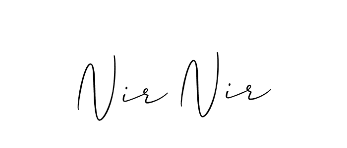 Once you've used our free online signature maker to create your best signature Allison_Script style, it's time to enjoy all of the benefits that Nir Nir name signing documents. Nir Nir signature style 2 images and pictures png