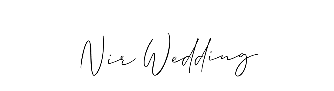 You can use this online signature creator to create a handwritten signature for the name Nir Wedding. This is the best online autograph maker. Nir Wedding signature style 2 images and pictures png