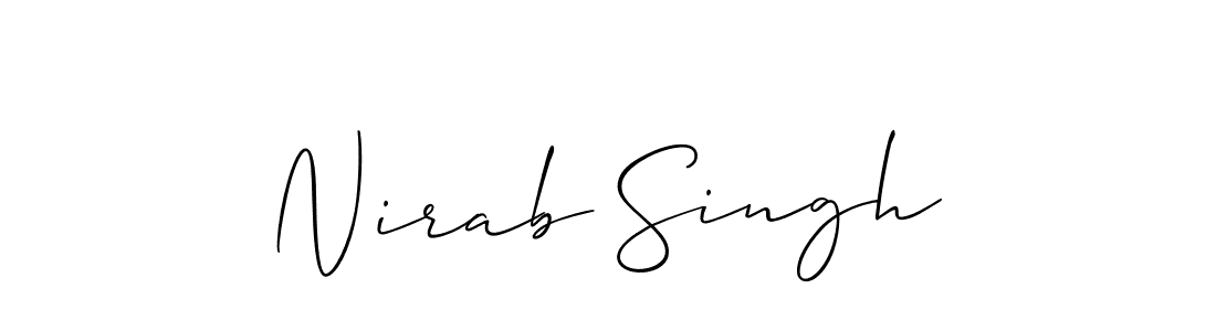 Similarly Allison_Script is the best handwritten signature design. Signature creator online .You can use it as an online autograph creator for name Nirab Singh. Nirab Singh signature style 2 images and pictures png