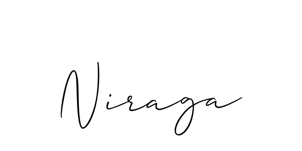 It looks lik you need a new signature style for name Niraga. Design unique handwritten (Allison_Script) signature with our free signature maker in just a few clicks. Niraga signature style 2 images and pictures png