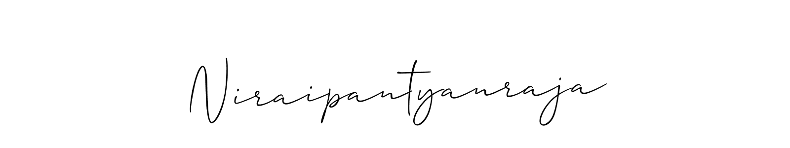 It looks lik you need a new signature style for name Niraipantyanraja. Design unique handwritten (Allison_Script) signature with our free signature maker in just a few clicks. Niraipantyanraja signature style 2 images and pictures png