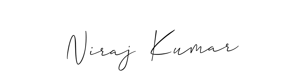 How to make Niraj  Kumar signature? Allison_Script is a professional autograph style. Create handwritten signature for Niraj  Kumar name. Niraj  Kumar signature style 2 images and pictures png
