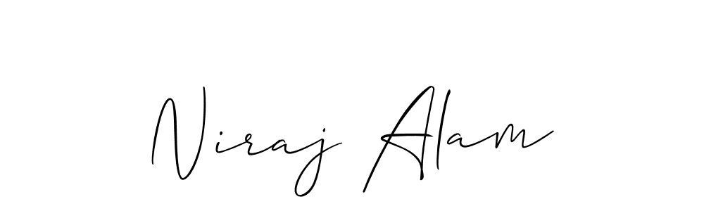 Best and Professional Signature Style for Niraj Alam. Allison_Script Best Signature Style Collection. Niraj Alam signature style 2 images and pictures png