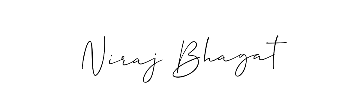 You should practise on your own different ways (Allison_Script) to write your name (Niraj Bhagat) in signature. don't let someone else do it for you. Niraj Bhagat signature style 2 images and pictures png