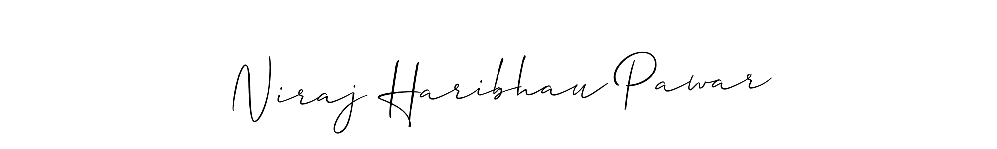 Make a beautiful signature design for name Niraj Haribhau Pawar. Use this online signature maker to create a handwritten signature for free. Niraj Haribhau Pawar signature style 2 images and pictures png