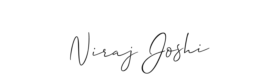 It looks lik you need a new signature style for name Niraj Joshi. Design unique handwritten (Allison_Script) signature with our free signature maker in just a few clicks. Niraj Joshi signature style 2 images and pictures png