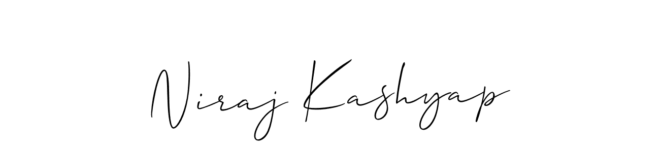 Best and Professional Signature Style for Niraj Kashyap. Allison_Script Best Signature Style Collection. Niraj Kashyap signature style 2 images and pictures png