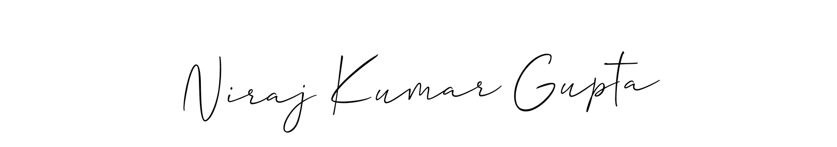 This is the best signature style for the Niraj Kumar Gupta name. Also you like these signature font (Allison_Script). Mix name signature. Niraj Kumar Gupta signature style 2 images and pictures png