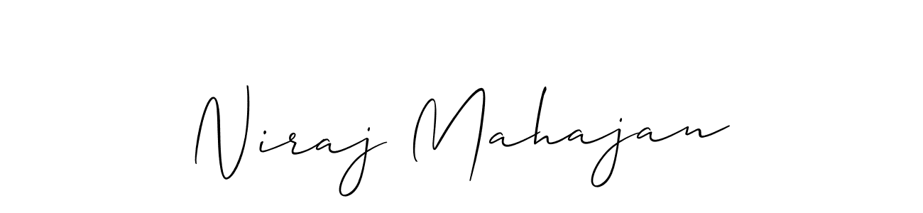 Similarly Allison_Script is the best handwritten signature design. Signature creator online .You can use it as an online autograph creator for name Niraj Mahajan. Niraj Mahajan signature style 2 images and pictures png