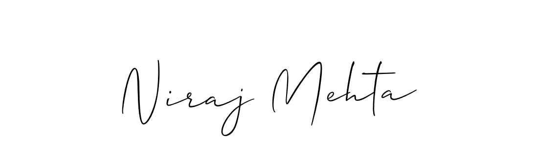 Make a beautiful signature design for name Niraj Mehta. Use this online signature maker to create a handwritten signature for free. Niraj Mehta signature style 2 images and pictures png