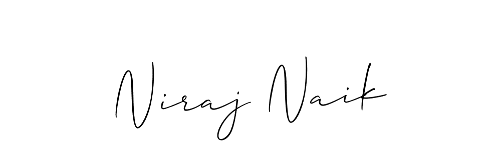 Also You can easily find your signature by using the search form. We will create Niraj Naik name handwritten signature images for you free of cost using Allison_Script sign style. Niraj Naik signature style 2 images and pictures png