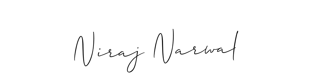 Similarly Allison_Script is the best handwritten signature design. Signature creator online .You can use it as an online autograph creator for name Niraj Narwal. Niraj Narwal signature style 2 images and pictures png
