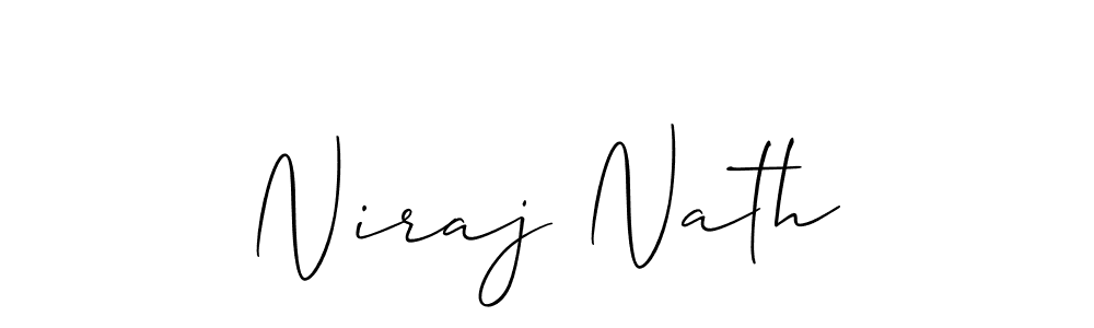 This is the best signature style for the Niraj Nath name. Also you like these signature font (Allison_Script). Mix name signature. Niraj Nath signature style 2 images and pictures png