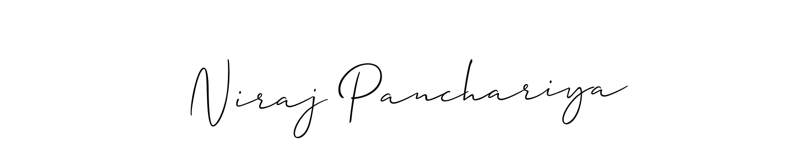Once you've used our free online signature maker to create your best signature Allison_Script style, it's time to enjoy all of the benefits that Niraj Panchariya name signing documents. Niraj Panchariya signature style 2 images and pictures png