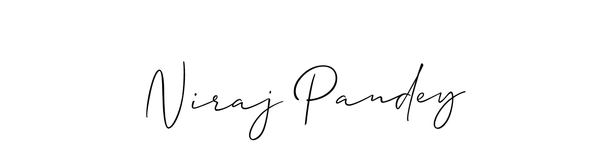 if you are searching for the best signature style for your name Niraj Pandey. so please give up your signature search. here we have designed multiple signature styles  using Allison_Script. Niraj Pandey signature style 2 images and pictures png