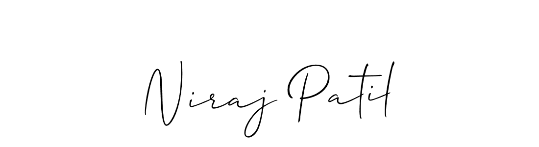 Best and Professional Signature Style for Niraj Patil. Allison_Script Best Signature Style Collection. Niraj Patil signature style 2 images and pictures png