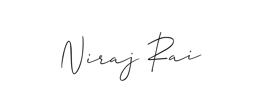 Similarly Allison_Script is the best handwritten signature design. Signature creator online .You can use it as an online autograph creator for name Niraj Rai. Niraj Rai signature style 2 images and pictures png