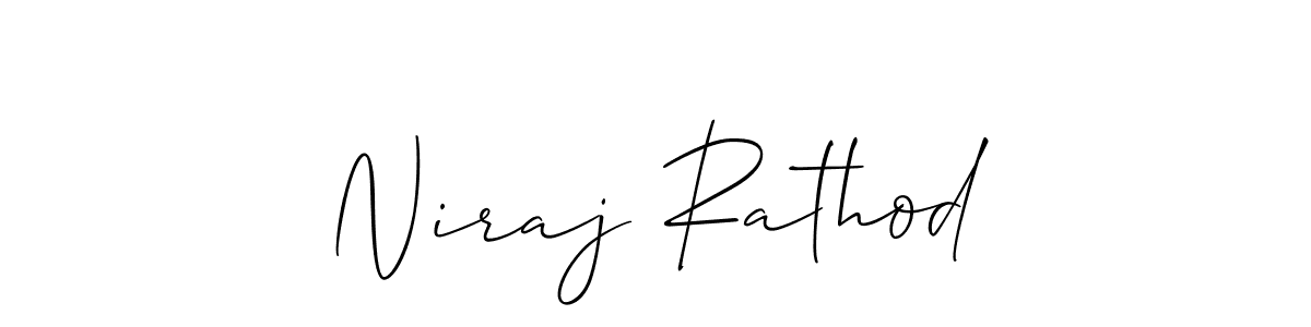 Best and Professional Signature Style for Niraj Rathod. Allison_Script Best Signature Style Collection. Niraj Rathod signature style 2 images and pictures png