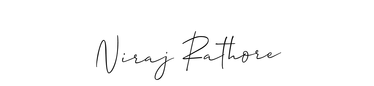 Make a beautiful signature design for name Niraj Rathore. Use this online signature maker to create a handwritten signature for free. Niraj Rathore signature style 2 images and pictures png