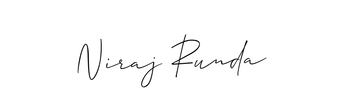 You can use this online signature creator to create a handwritten signature for the name Niraj Runda. This is the best online autograph maker. Niraj Runda signature style 2 images and pictures png