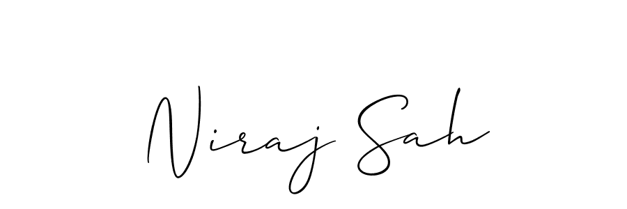 Similarly Allison_Script is the best handwritten signature design. Signature creator online .You can use it as an online autograph creator for name Niraj Sah. Niraj Sah signature style 2 images and pictures png