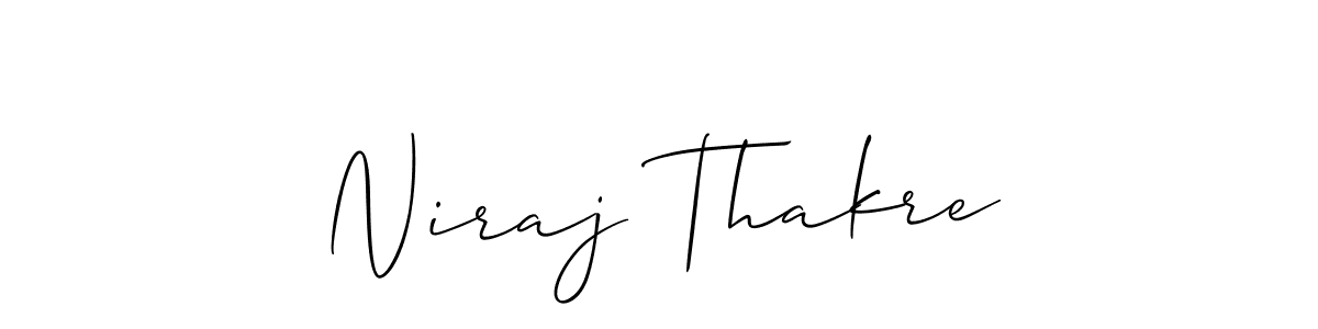 Make a beautiful signature design for name Niraj Thakre. Use this online signature maker to create a handwritten signature for free. Niraj Thakre signature style 2 images and pictures png