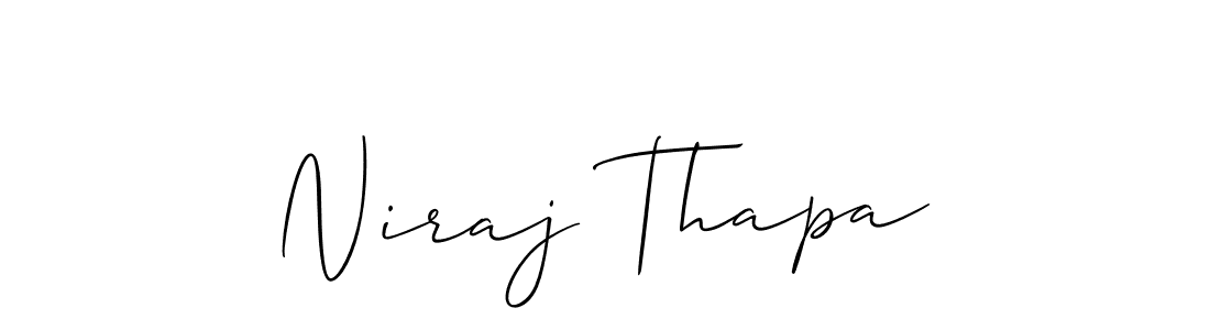 Make a beautiful signature design for name Niraj Thapa. Use this online signature maker to create a handwritten signature for free. Niraj Thapa signature style 2 images and pictures png