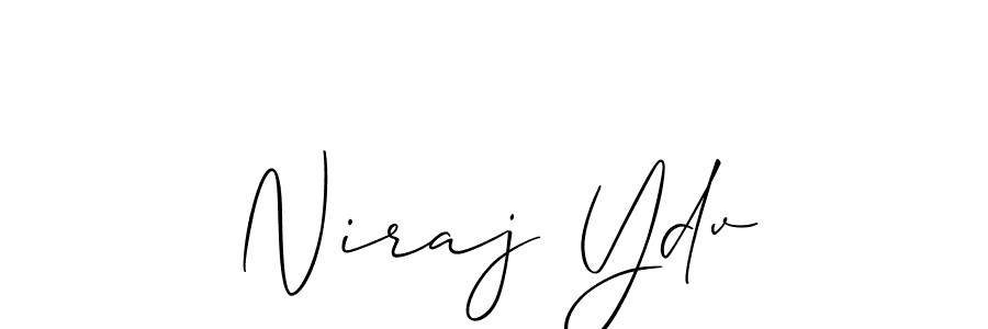 Best and Professional Signature Style for Niraj Ydv. Allison_Script Best Signature Style Collection. Niraj Ydv signature style 2 images and pictures png