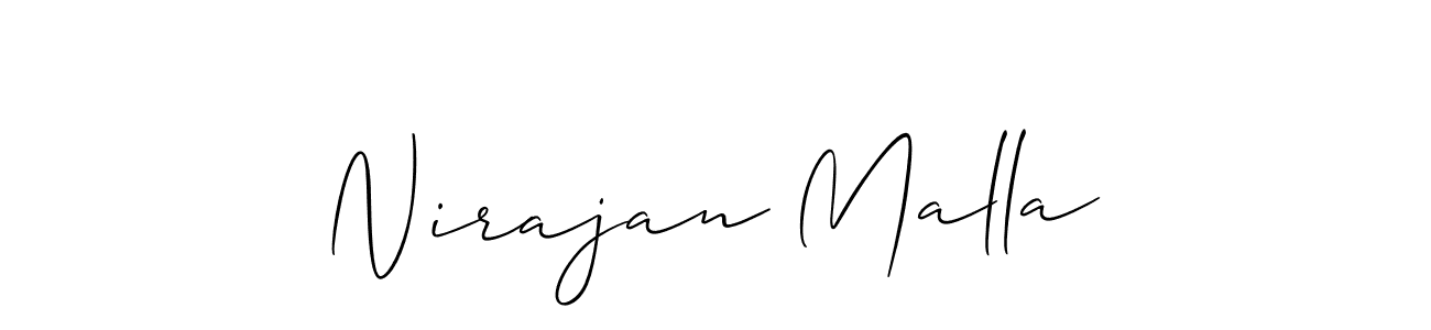 It looks lik you need a new signature style for name Nirajan Malla. Design unique handwritten (Allison_Script) signature with our free signature maker in just a few clicks. Nirajan Malla signature style 2 images and pictures png