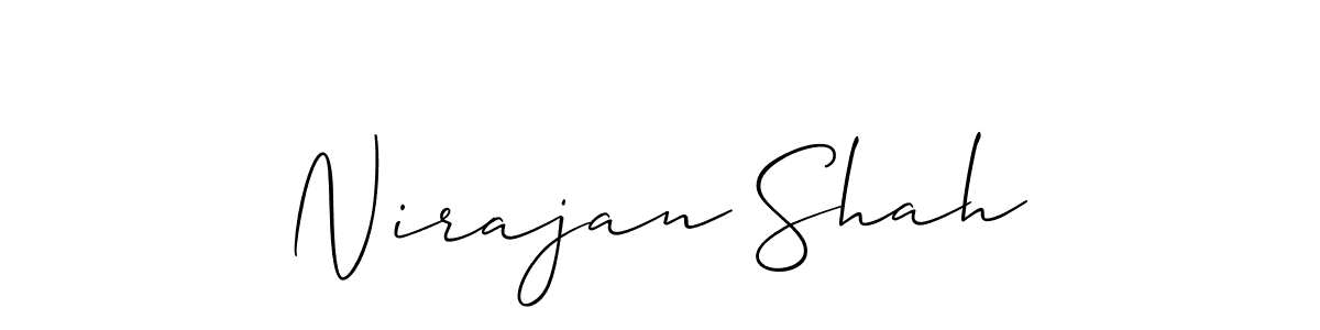 It looks lik you need a new signature style for name Nirajan Shah. Design unique handwritten (Allison_Script) signature with our free signature maker in just a few clicks. Nirajan Shah signature style 2 images and pictures png