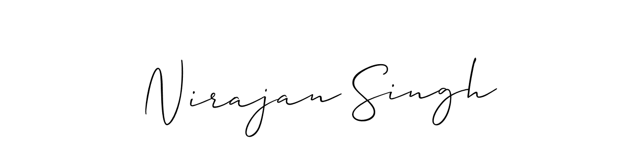 Allison_Script is a professional signature style that is perfect for those who want to add a touch of class to their signature. It is also a great choice for those who want to make their signature more unique. Get Nirajan Singh name to fancy signature for free. Nirajan Singh signature style 2 images and pictures png