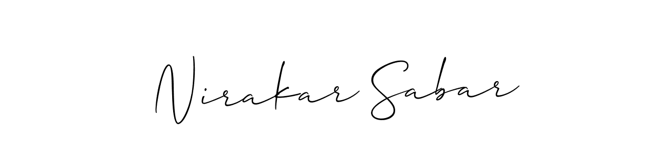 This is the best signature style for the Nirakar Sabar name. Also you like these signature font (Allison_Script). Mix name signature. Nirakar Sabar signature style 2 images and pictures png