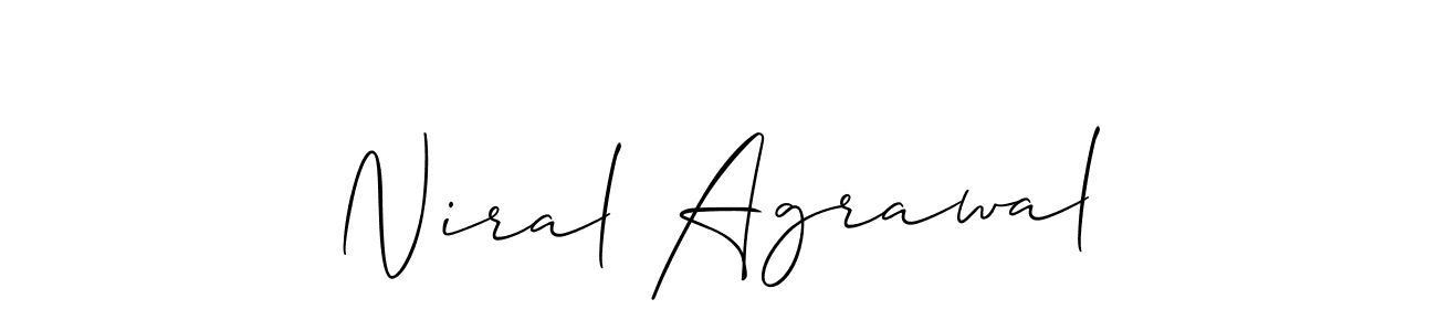 Check out images of Autograph of Niral Agrawal name. Actor Niral Agrawal Signature Style. Allison_Script is a professional sign style online. Niral Agrawal signature style 2 images and pictures png
