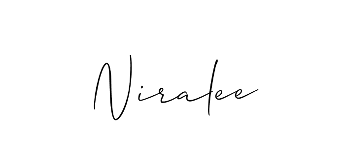 Here are the top 10 professional signature styles for the name Niralee. These are the best autograph styles you can use for your name. Niralee signature style 2 images and pictures png