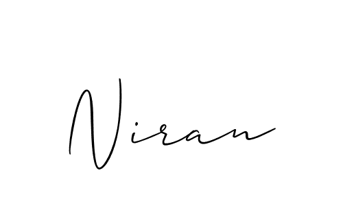 How to Draw Niran signature style? Allison_Script is a latest design signature styles for name Niran. Niran signature style 2 images and pictures png