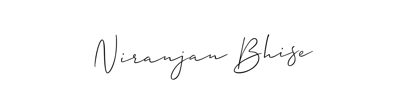 This is the best signature style for the Niranjan Bhise name. Also you like these signature font (Allison_Script). Mix name signature. Niranjan Bhise signature style 2 images and pictures png