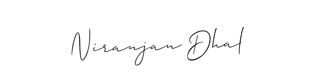 Design your own signature with our free online signature maker. With this signature software, you can create a handwritten (Allison_Script) signature for name Niranjan Dhal. Niranjan Dhal signature style 2 images and pictures png